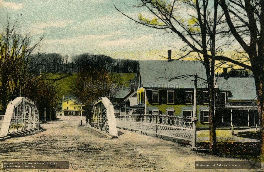Postcard: Depot Street, Proctorsville, Vermont